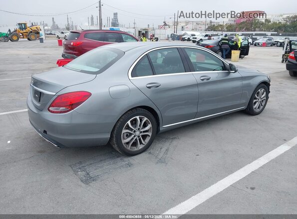 55SWF4JB3GU103391 2016 MERCEDES-BENZ C-CLASS Серый Задняя правая четверть