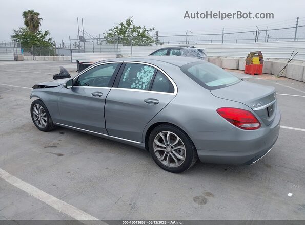 55SWF4JB3GU103391 2016 MERCEDES-BENZ C-CLASS Серый Задняя левая четверть