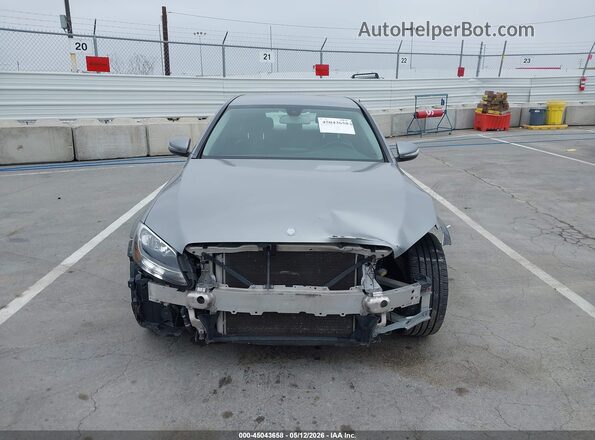 55SWF4JB3GU103391 2016 MERCEDES-BENZ C-CLASS Серый Вид задней части салона