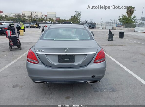 55SWF4JB3GU103391 2016 MERCEDES-BENZ C-CLASS Серый 