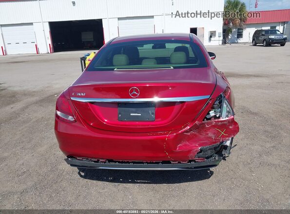 55SWF4JB3GU145009 2016 MERCEDES-BENZ C-CLASS Red 