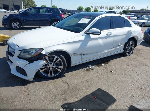 55SWF4JB3GU158861 2016 MERCEDES-BENZ C-CLASS Белый 