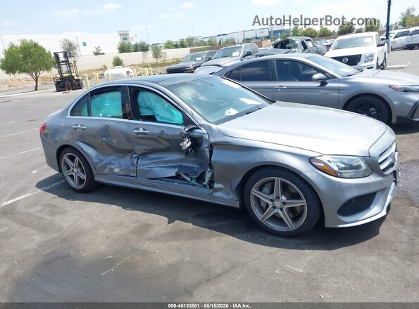55SWF4JB3GU163039 2016 MERCEDES-BENZ C-CLASS Серебряный 