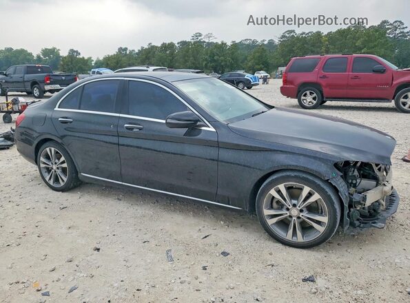 55SWF4JB3GU174557 2016 MERCEDES-BENZ C Black Передня права чверть