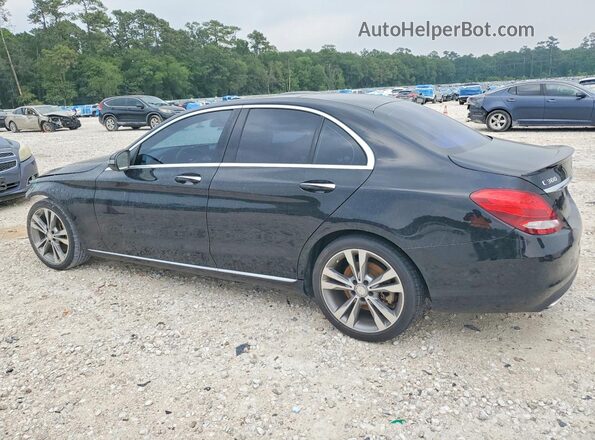 55SWF4JB3GU174557 2016 MERCEDES-BENZ C Black Задня ліва чверть