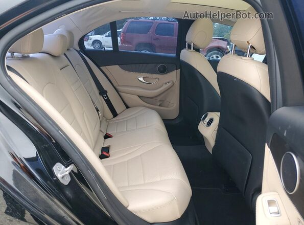 55SWF4JB3GU174557 2016 MERCEDES-BENZ C Black Вид задніх сидінь