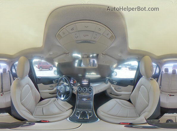 55SWF4JB3GU174557 2016 MERCEDES-BENZ C Black Панорамний вид салону 360°