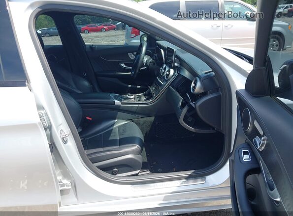 55SWF4JB3HU220664 2017 MERCEDES-BENZ C-CLASS Silver წინა სალონის ხედი