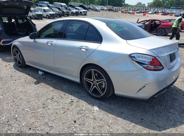 55SWF4JB3HU220664 2017 MERCEDES-BENZ C-CLASS Silver უკანა მარცხენა