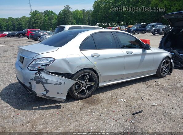 55SWF4JB3HU220664 2017 MERCEDES-BENZ C-CLASS Silver უკანა მარჯვენა