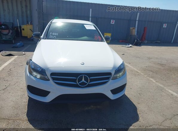 55SWF4JB4HU220186 2017 MERCEDES-BENZ C-CLASS White Սալոնի հետևի տեսք