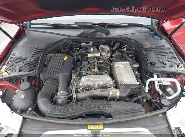 55SWF4JB4JU236684 2018 MERCEDES-BENZ C-CLASS Red Հետևի տեսք