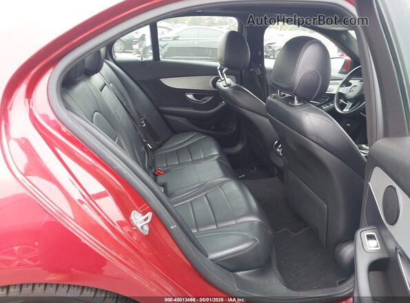 55SWF4JB4JU236684 2018 MERCEDES-BENZ C-CLASS Red VIN կոդի պիտակի տեսք