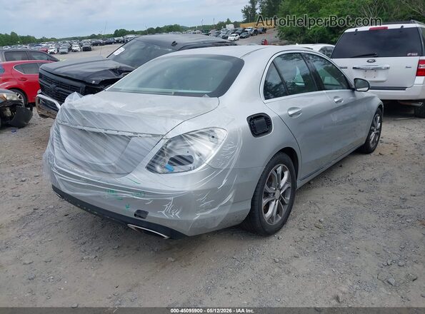 55SWF4JB5GU111752 2016 MERCEDES-BENZ C-CLASS Silver Задня права чверть