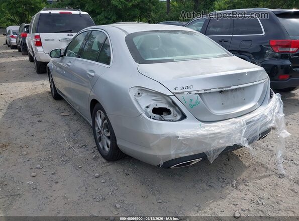 55SWF4JB5GU111752 2016 MERCEDES-BENZ C-CLASS Silver Задня ліва чверть
