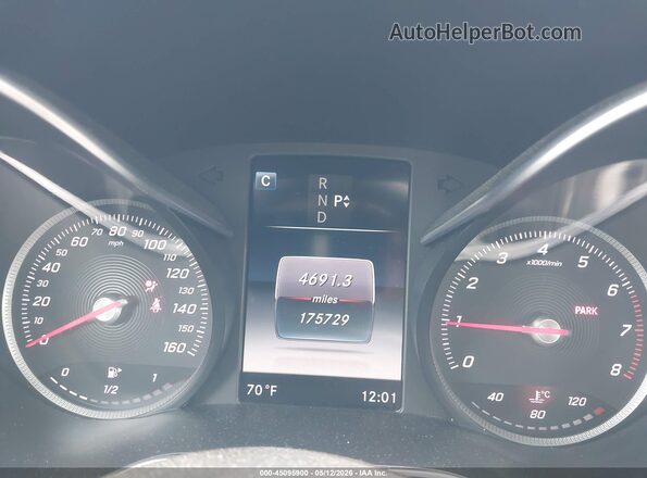 55SWF4JB5GU111752 2016 MERCEDES-BENZ C-CLASS Silver Вид задніх сидінь