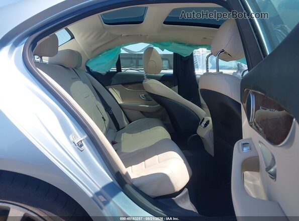 55SWF4JB5GU120547 2016 MERCEDES-BENZ C-CLASS Light Blue Widok naklejki z numerem VIN