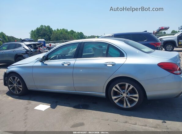 55SWF4JB5GU120547 2016 MERCEDES-BENZ C-CLASS Light Blue Widok wnętrza 360 stopni