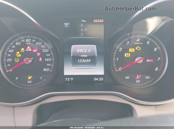 55SWF4JB5HU194519 2017 MERCEDES-BENZ C-CLASS White 
