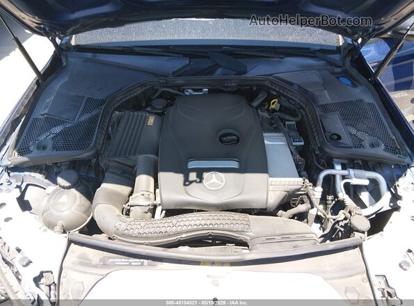 55SWF4JB5HU202974 2017 MERCEDES-BENZ C-CLASS Blue უკანა ხედი
