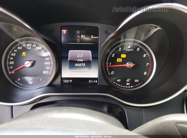55SWF4JB5HU202974 2017 MERCEDES-BENZ C-CLASS Blue უკანა სავარძლების ხედი