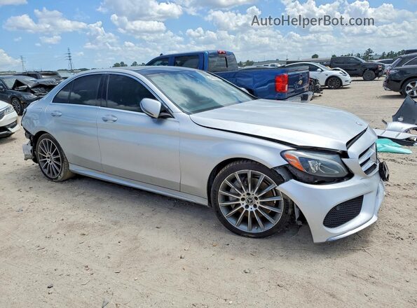 55SWF4JB5HU232301 2017 MERCEDES-BENZ C Silver 