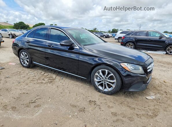 55SWF4JB5JU246804 2018 MERCEDES-BENZ C Black Առջևի աջ
