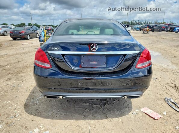 55SWF4JB5JU246804 2018 MERCEDES-BENZ C Black Հետևի տեսք