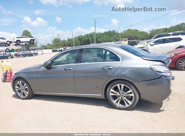 55SWF4JB5JU278930 2018 MERCEDES-BENZ C-CLASS Gray Widok wnętrza 360 stopni