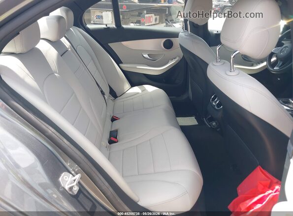 55SWF4JB5JU278930 2018 MERCEDES-BENZ C-CLASS Gray Widok naklejki z numerem VIN