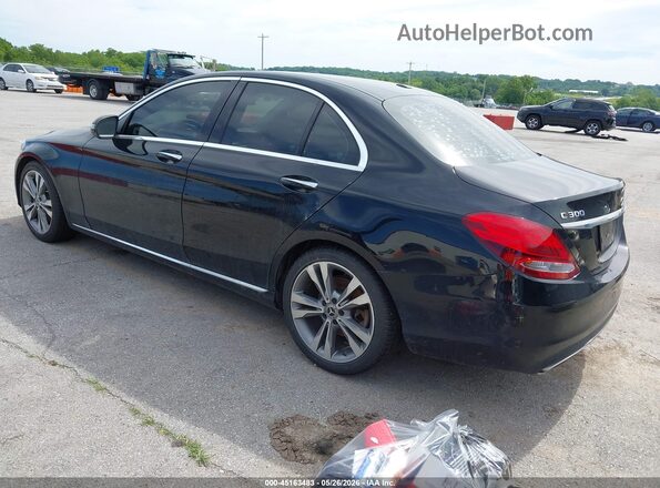 55SWF4JB6HU230489 2017 MERCEDES-BENZ C-CLASS Black Rear left