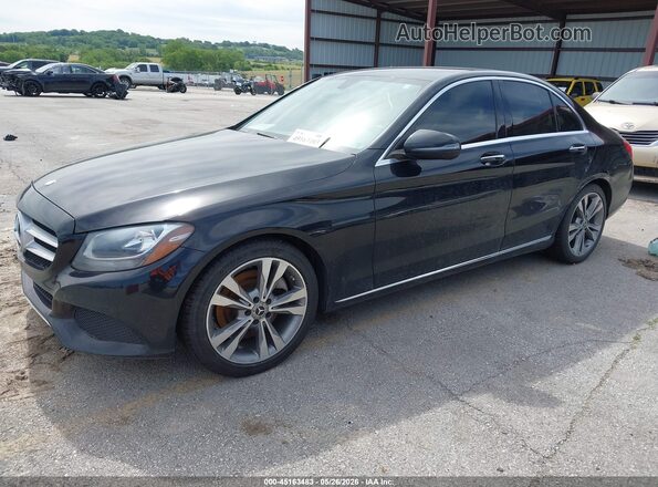 55SWF4JB6HU230489 2017 MERCEDES-BENZ C-CLASS Black Front left