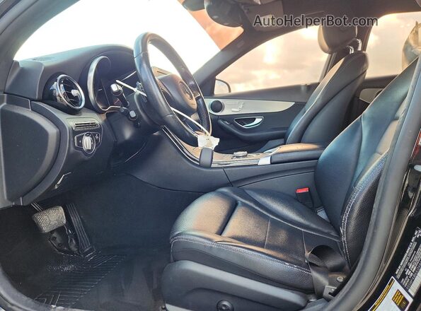 55SWF4JB6JU268407 2018 MERCEDES-BENZ C Black Vista interior delantera