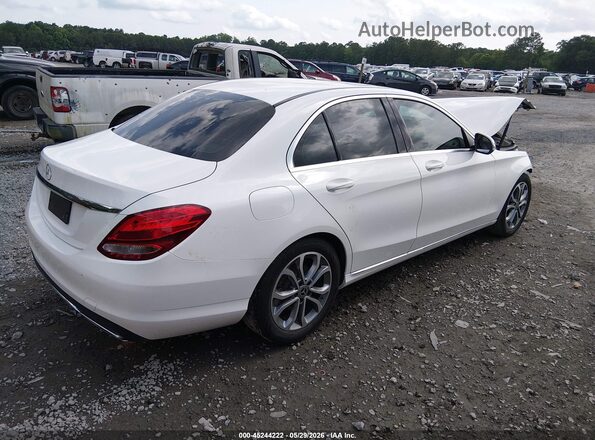55SWF4JB7JU275947 2018 MERCEDES-BENZ C-CLASS White Tył prawy