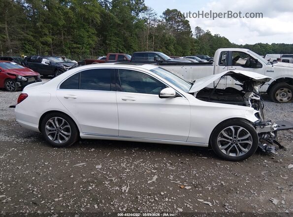 55SWF4JB7JU275947 2018 MERCEDES-BENZ C-CLASS White Widok wnętrza 360 stopni