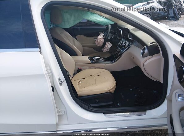 55SWF4JB8GU122325 2016 MERCEDES-BENZ C-CLASS White Front interior view