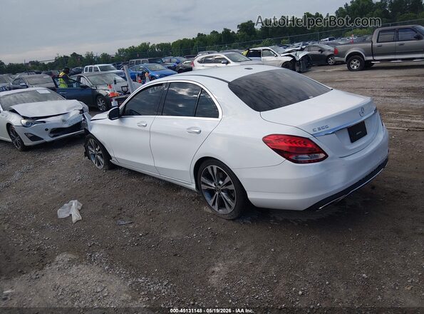 55SWF4JB8GU122325 2016 MERCEDES-BENZ C-CLASS White Rear left
