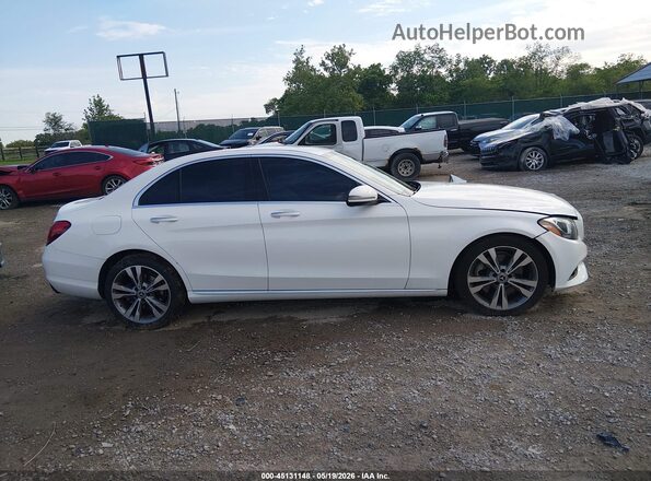 55SWF4JB8GU122325 2016 MERCEDES-BENZ C-CLASS White Rear interior view