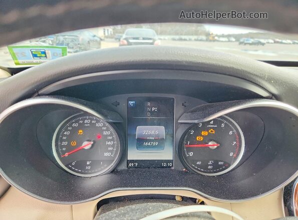 55SWF4JB8GU161500 2016 MERCEDES-BENZ C Blue ხელსაწყოთა პანელის ხედი