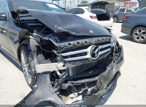 55SWF4JB8HU202645 2017 MERCEDES-BENZ C-CLASS Черный Вид спереди