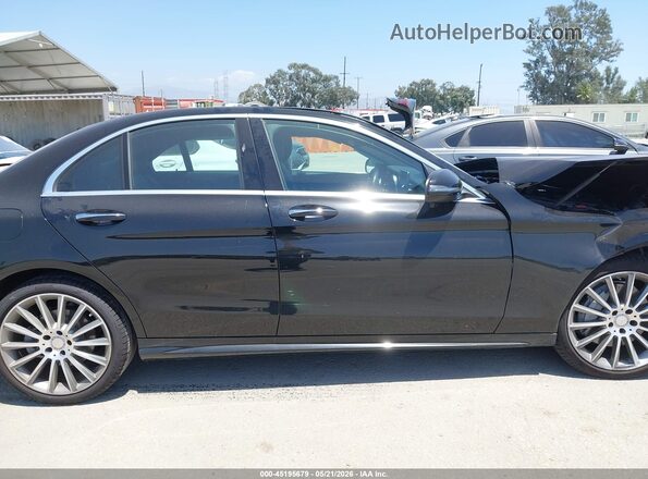 55SWF4JB8HU202645 2017 MERCEDES-BENZ C-CLASS Черный Панорамный вид салона 360°