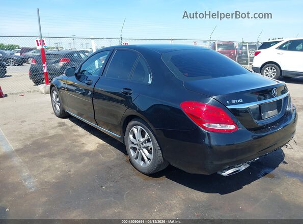 55SWF4JB8JU247722 2018 MERCEDES-BENZ C-CLASS Black Հետևի ձախ