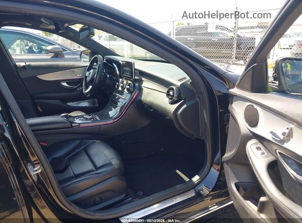 55SWF4JB8JU247722 2018 MERCEDES-BENZ C-CLASS Black Սալոնի դիմացի տեսք