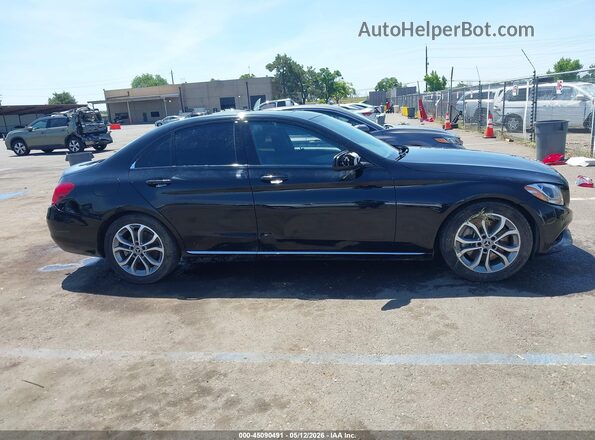 55SWF4JB8JU247722 2018 MERCEDES-BENZ C-CLASS Black Սալոնի հետևի տեսք