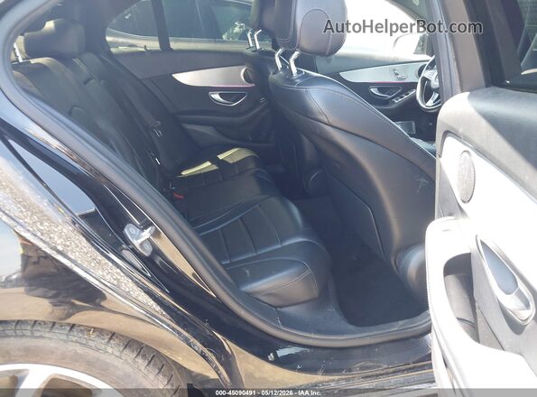55SWF4JB8JU247722 2018 MERCEDES-BENZ C-CLASS Black VIN կոդի պիտակի տեսք