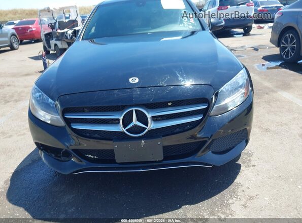 55SWF4JB8JU247722 2018 MERCEDES-BENZ C-CLASS Black Սարքավորումների վահանակի տեսք