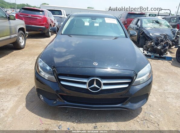 55SWF4JB8JU273608 2018 MERCEDES-BENZ C-CLASS Black Instrument cluster view