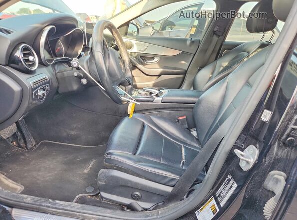 55SWF4JB9GU161330 2016 MERCEDES-BENZ C Black Вид салону спереду