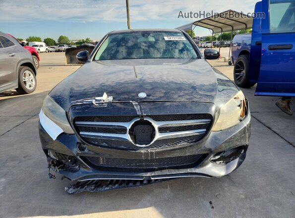 55SWF4JB9GU161330 2016 MERCEDES-BENZ C Black Вид спереду