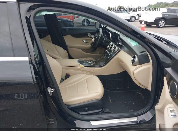 55SWF4JB9HU222029 2017 MERCEDES-BENZ C-CLASS Black Front interior view